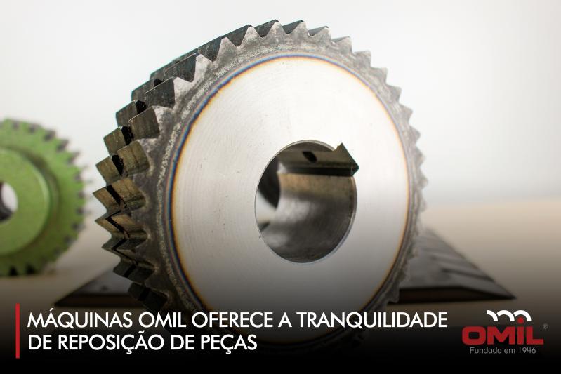 Máquinas OMIL oferece a tranquilidade de reposição de peças