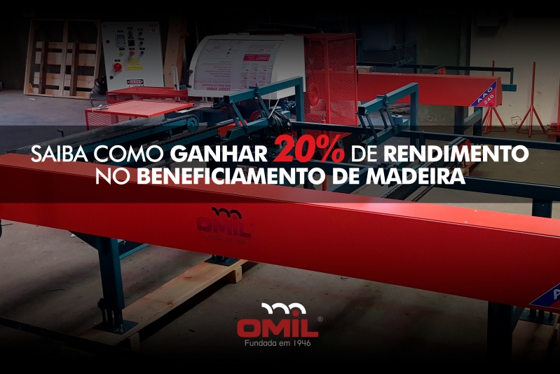 Saiba como ganhar 20% de rendimento no beneficiamento de madeira