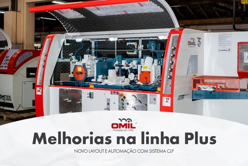 Melhorias na linha PLUS: novo layout e automação com sistema CLP