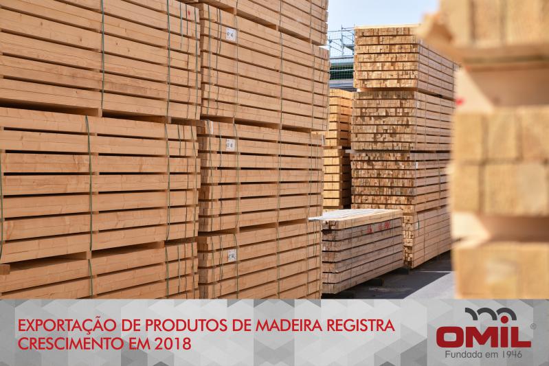 Exportação de produtos de madeira registra crescimento